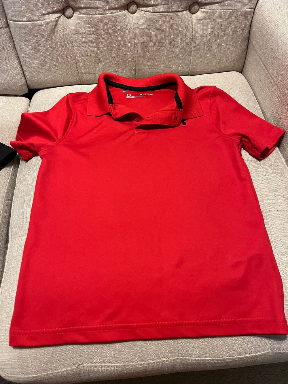 Under Armour Kids Short Sleeve Polo Pack - Black & Red - Picture 5 of 8